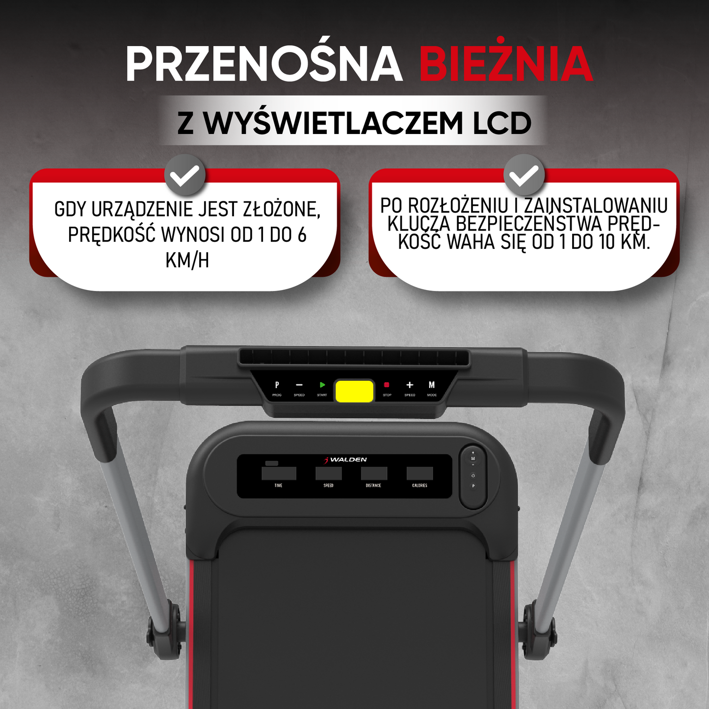 Bieżnia Walking Pad 2 w 1 Walden F2600