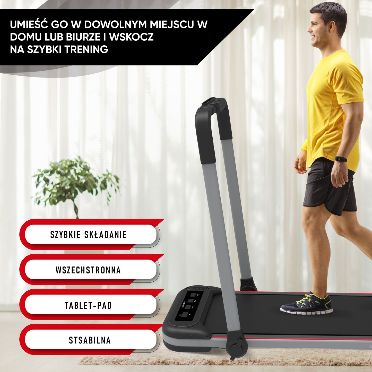 Bieżnia Walking Pad 2 w 1 Walden F2600